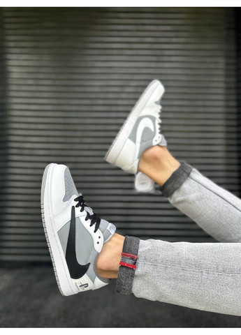 КРОССОВКИ ЖЕНСКИЕ NIKE SB X TRAVIS SCOTT X PLAYSTATION НАЙК СБ ДАНК No Brand белые демисезоны (367174742)