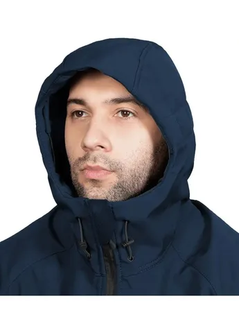 Синяя демисезонная куртка stalker softshell blue Camotec