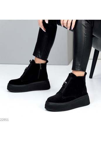 Зимние зимние замшевые ботинки Helen из натуральной замши