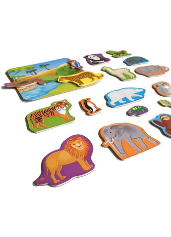 Магнітний набір Зоопарк з дошкою () Roter Kafer RK2090-02 (328398473)