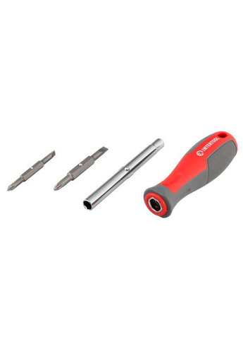 Отвертка с двухсторонними битами 6-в-1 Pro VT-3341 Intertool (361447105)