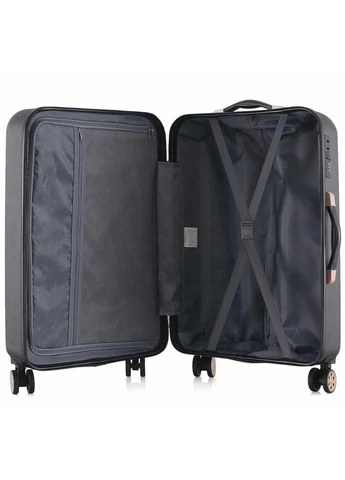 Чемодан 24" (M) Black (T5718-2) Semi Line (390065559)