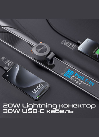 Автомобільний зарядний пристрій DriveGear-R2 88W Black Promate (341489000)