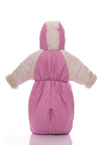 Комбінезон Трансформер для дівчинки на хутрі білий з рожевим 86 см (27462) BABYKROHA (297199478)