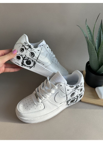 КРОСІВКИ ЖІНОЧІ NIKE AIR FORCE 1 LOW X COMME DES GARCONS SUPREME НАЙК АІР ФОРС 1 ПРЕМІУМ No Brand комбіновані демісезони (368859825)