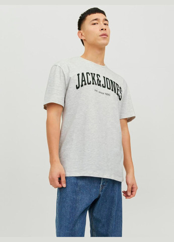 Серая футболка,серый с принтом,jack&jones Jack & Jones