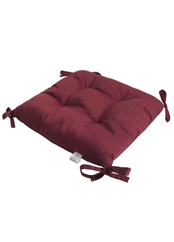Подушка для стула см бордовый No Brand (324829220)