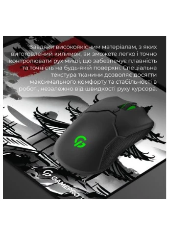 Килимок для мишки Speed/Control White (MP145BW) GAMEPRO (396863620)