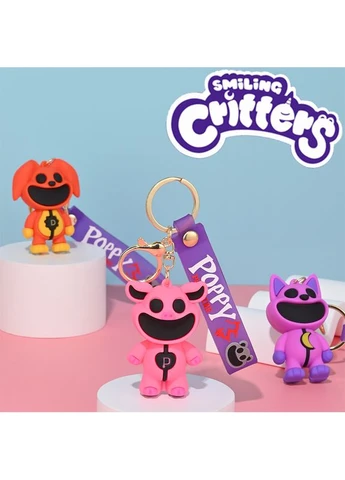 Брелок Усміхнені звірі Smiling critters Свинка Піггі порося PickyPiggy Poppy Playtime поппі плейтайм фігурка іграшка для Shantou (393633625)