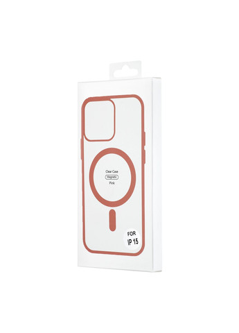 Чехол Color Edge with MagSafe Pink Case iPhone 15 (297455005)