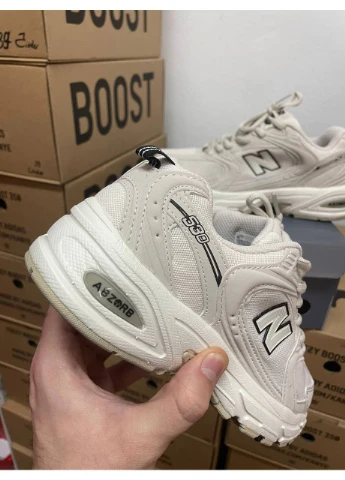 Бежеві Осінні кросівки чоловічі new balance 530 beige premium нью беланс 530 No Brand
