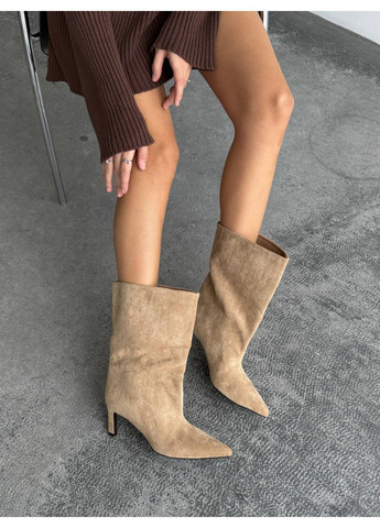 Бежеві демісезонна демісезонні ботильйони No Brand