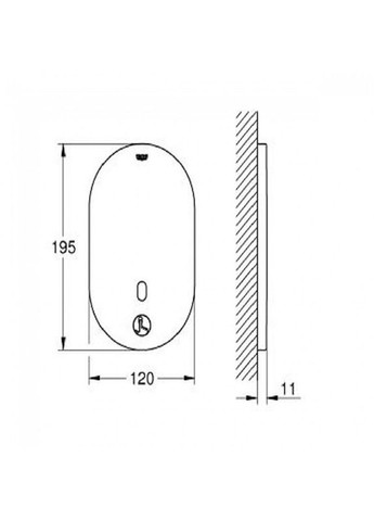 Смеситель для душа бесконтактный Eurosmart Cosmopolitan (36415000) Grohe (369933364)