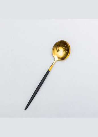 Набір столових ложок з нержавіючої сталі 6 штук, чорний Yiwu (323641197)