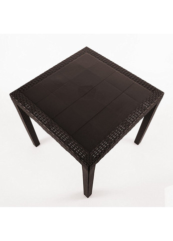 Стол KING 79x79х72 коричневый Progarden (321969212)