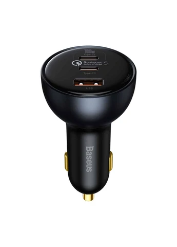 Автомобільний зарядний пристрій Technology Multi-Port Fast Charge Car Charger C+C+U 160W set (TZCCZM-0G) Baseus Qualcomm Quick Charge 5 (373997329)