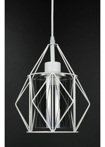 Люстра підвісна LOFT на 1 лампочку 27062 Білий 35-110х21х21 см. Sunnysky (335975112)