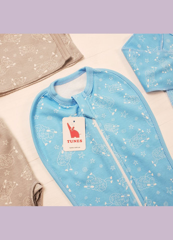 Комбінований набір для новонародженого 13 в 1 blue and sweet dream Tunes