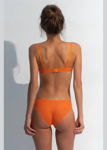 Помаранчевий балконет бюстгальтер з мікросітки Nokaya з кісточками