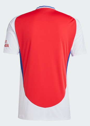 Красный демисезонный спортивный лонгслив adidas с логотипом