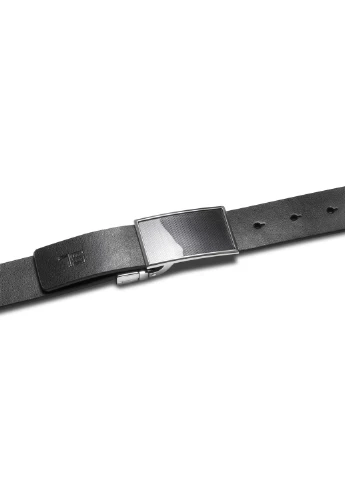 Ремень мужской кожаный Black/Blue (P8234-0 ) Semi Line (392666990)
