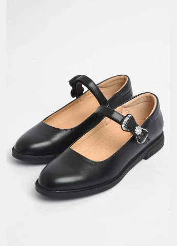 Туфлі дитячі для дівчинки чорного кольору Let's Shop (295012179)