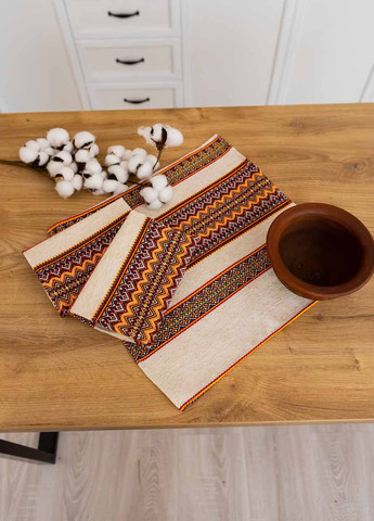 Серветка вишита з українським орнаментом 37х37см (рнд11837) Homedec - (322289127)