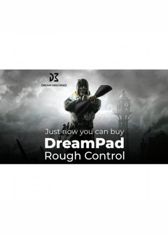 Килимок для миші Dream Machines dm pad rough control black (276533507)