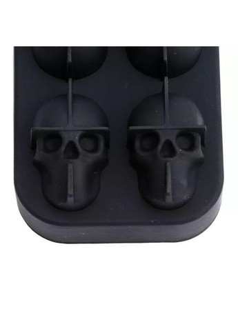 Силиконовая форма льда "Череп" No Brand (368703365)