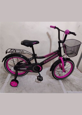 Дитячий велосипед Rocky -13 з кошиком і дод. коліщатками 4503 Фіолетовий, 18 Crosser (267810122)