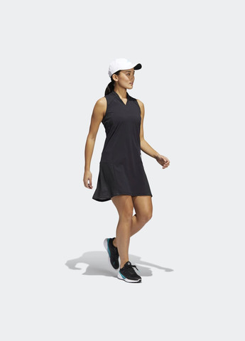 Чорна спортивна спортивна сукня adidas однотонна