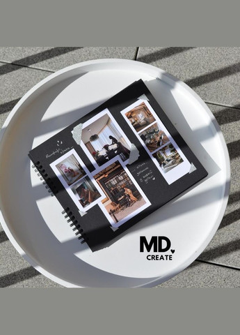 Альбом для фото черный 20 страниц | Альбом DIY с черными страницами 20×23 | Черный фотоальбом WOW DIY (304419119)