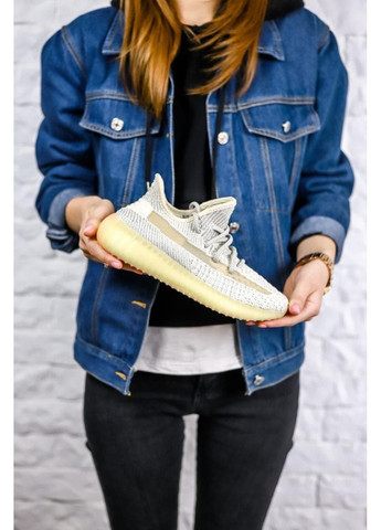 КРОСІВКИ ЖІНОЧІ ADIDAS YEEZY BOOST 350 V2 LUDMARK 2 АДІДАС ІЗІ БУСТ No Brand сірі демісезони (367168700)