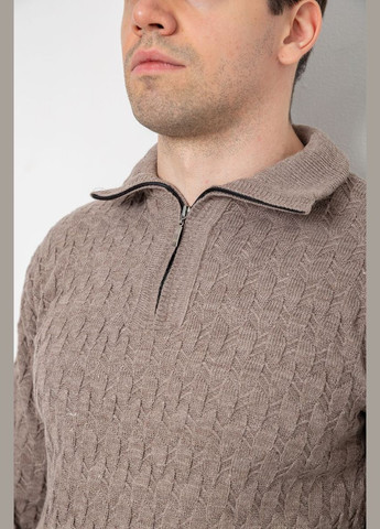 Коричневый демисезонный свитер мужской однотонный Ager 161R905