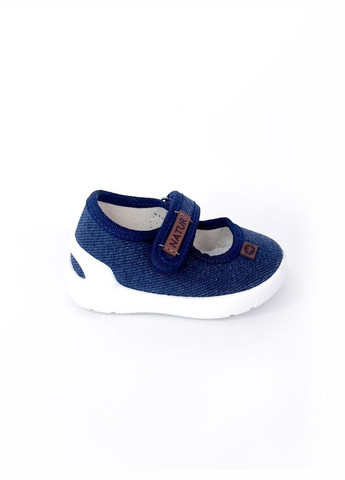 Синие тапочки 25 г 16 см синий артикул м62 Waldi