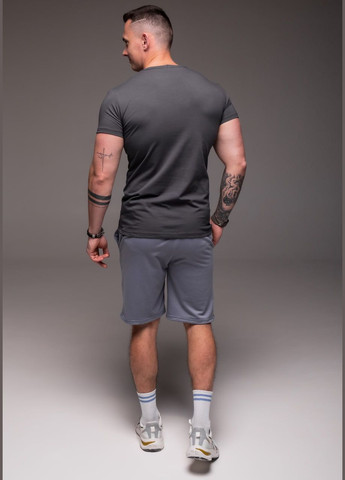 Світло-сірий літній костюм чоловічий футболка + шорти з шортами Vakko