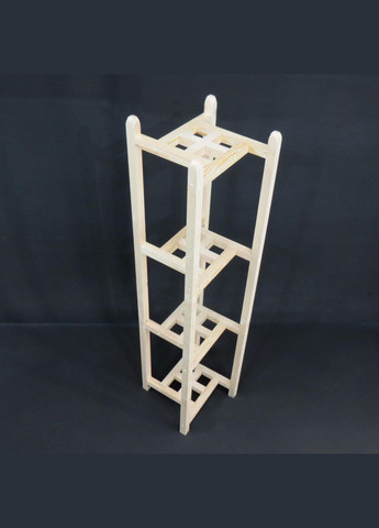 Подставка для цветов из дерева Сагреш 140 бланже (ЦВТ-146801) No Brand (328226050)