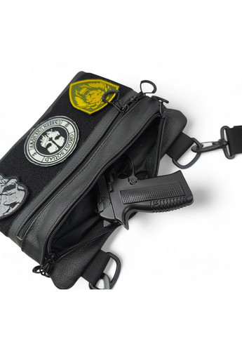 Чоловіча сумка кобура з натуральної шкіри, для скритого носіння з кобурою, чоловічий месенджер No Brand (365813154)