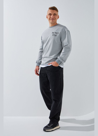 Світло-сірий світшот з принтом чоловічий p-mb02326 shop (2000991067066) LAWA (361401415)