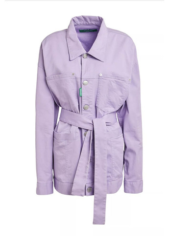 Лиловая демисезонная рубашка куртка люкс dsquared куртка-пиджак Dsquared2 оверсайз сорочка з поясом