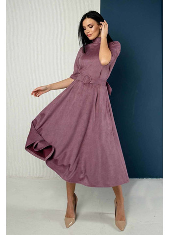 Лиловое праздничный платье Ри Мари однотонное