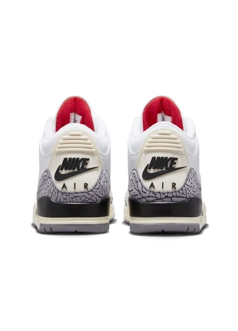 Білі кросівки 3 retro white cement reimagined white dn3707-100 демісезон Air Jordan