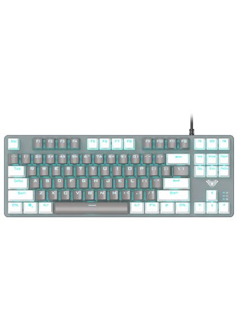 Клавиатура (6948391240954) Aula f3287 keycap krgd blue usb ua grey/white (278312027)