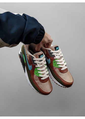 КРОССОВКИ ЖЕНСКИЕ NIKE AIR MAX 90 HEMP НАЙК АИР МАКС 90 No Brand белые демисезоны (367168647)