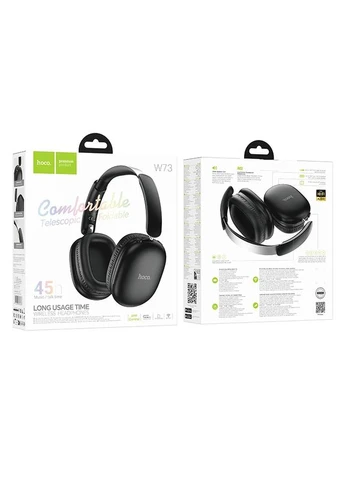 Беспроводные накладные наушники BT headphones(App) Black Hoco W73 Graceful (389915534)