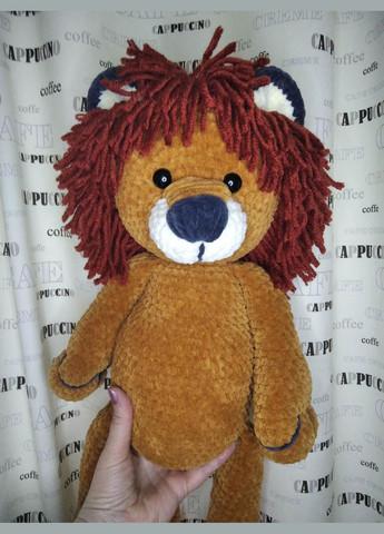 Вязаная игрушка Лев, ручная работа No Brand (304060117)