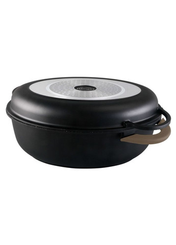 Гусятница с крышкой сковородой алюминиевый ростер 8,4л кастрюля жаровня 2в1 Meyer 40x27x18.5 см Ringel (322718286)