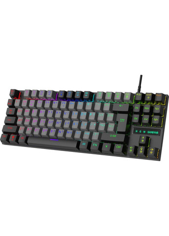 Клавіатура MK100B Blue Switch LED USB Black (MK100B) GAMEPRO (306460805)