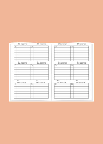 Планер (блокнот) тату мастера А5 No Brand (324436382)