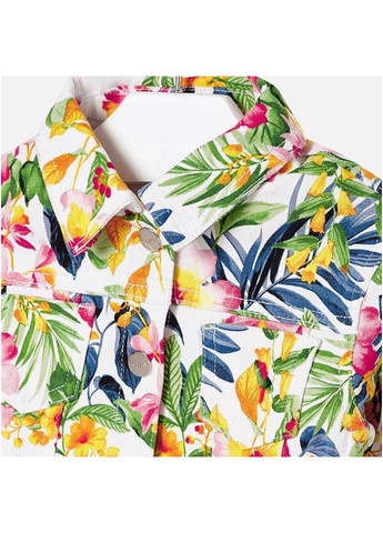 Комбинированная куртка для девочки Mayoral